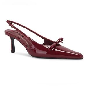 Tony Bianco Burgundy Slingback Heels